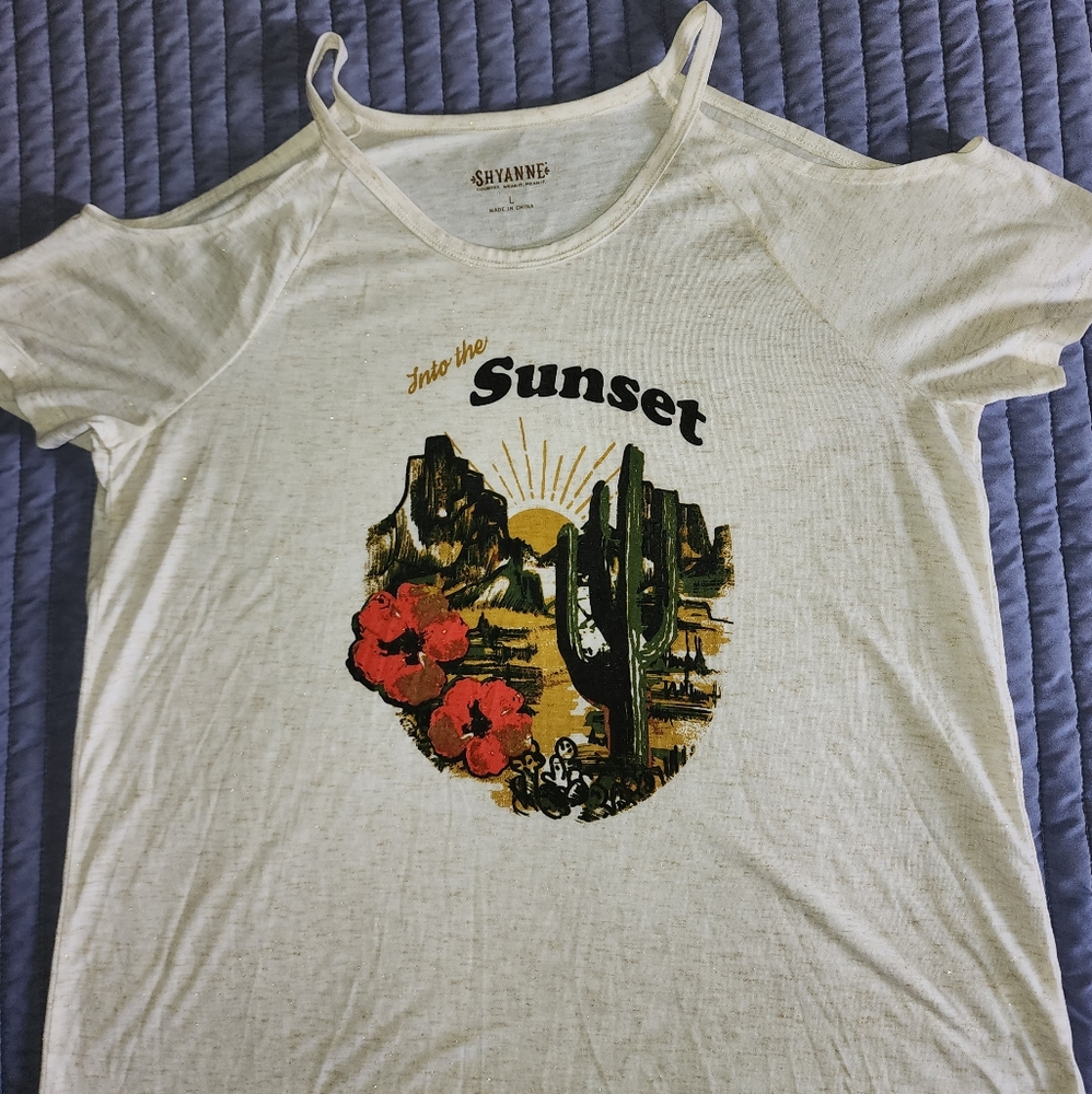 Shayanne ladies western tshirt